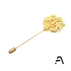 Gold plating Metal Men Brooch Pin for Agbada Thobe