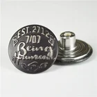brass metal trim button stainless steel buttons for denims jeans