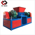 two shaft waste tyre shredder for sale yibao vegetable prep shredder blade
