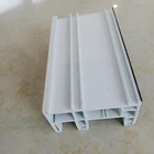 Plastic extrusion profiles pvc 88mm sliding plastic windows and doors upvc profile