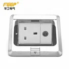 220V popular high quality TV usb hdm vga floor socket box power outlet