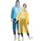 Family Rain Ponchos Disposable Rain Coat Emergency Ponchos Perfect for Camping Hiking & Travel