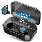 IPX7 防水ワイヤレスヘッドフォン TWS G02 Bluetooth イヤフォンタッチ制御 3500 バッテリー 6D ステレオサウンドワイヤレスイヤホン