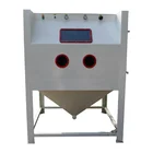 Metal / Coil Blasting Sand Machine Small 580l Manual Glass Sand Blasting Machine Set