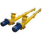 Inclined tubular hopper concrete powder worm auger small cement screw conveyor machine Stainless steel conveyor system