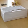 Chinese factory drainer acrylic massage bathtub corner two person Connector compatible