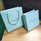 fancy chocolate box egg packaging with hand bag