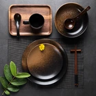 Customized design cheap price bulk fruit plates/ceramic handmade round plate