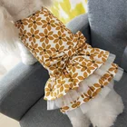 New Beautiful Design custom summer Holiday style matching dog and owner clothes dress