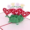 Customize Laser Cut Greeting Card Turtle Animal Card