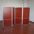 Screen Thickened Balance Feet Wall Divider Partition Outdoor Earth Wheel Movable Screen