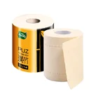 150g/Roll 100% Virgin Pulp Unbleached Natural Color Toilet Roll Paper