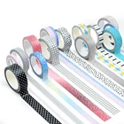 brown kraft paper roll 2019 hot style Custom logo printing washi tape joann's fabric for gift set packaging