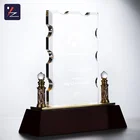 Manufacturer Award Trophy Trophy China Trophy China Manufacturer Best Selling Custom Logo Block Crystal Award Trophy