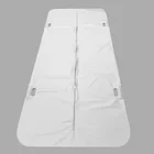 Biodegradable PE Waterproof Leak-Proof Portable Shroud Bag Disposable Funeral Body Bag for Death with Handles Zipper