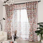 High Quality Geometric triangle Printed Blackout Window Curtains Fabric Drapes Panels For Living Room Bedroom