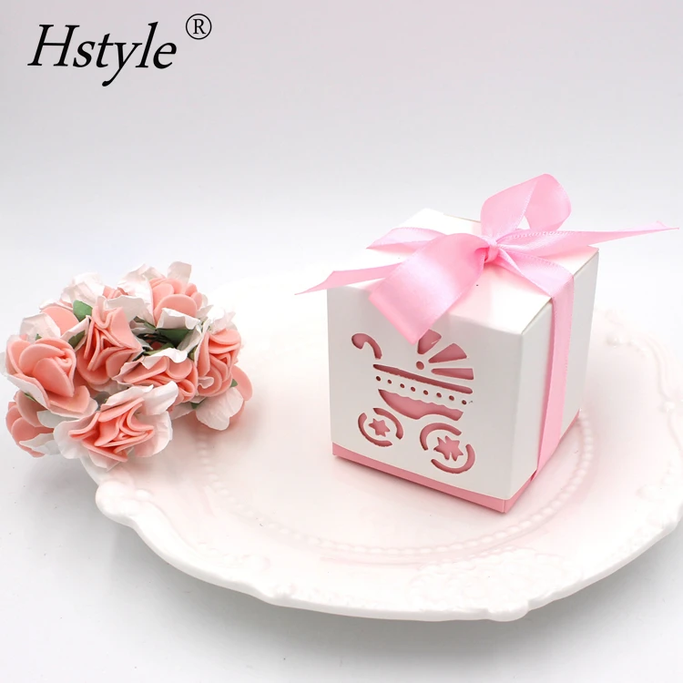 carriage favor box bomboniere gift candy boxes baby shower party