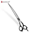NPK16BC 7.0 8.0 Inch Curved Down Professional Stainless Steel Pet Dog Grooming Scissors Set