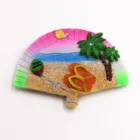 Magnetic Decoration Souvenir Manufacture New Type Shell Souvenir Philippines 3D Magnetic Home Decoration
