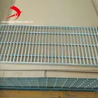 Galvanized steel grating road drainage gutter metal Platform steel grid concrete grating