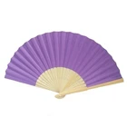 Fan Fan Wholesale High Quality Multicolored Children Foldable Bamboo Hand Fan