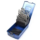 25PC DIN338 HSSCo fully ground Small flanged spiral groove with dense thread 135SP drill bit