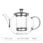 Tea Pot Heated Tea Pot Wholesale Teapot Heat Resistant Borosilicate Glass Tea Pot With Infuser