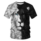 Wholesale Customize Logo 3D Digital Printing Sublimation Cheap Men T Shirts