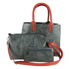 latest luxury elegant ladies tote purse handbag pvc women bags set