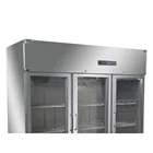 refrigerator Commercial with glass doors big pharmacy handle design deep freezer/MPC-5V1500