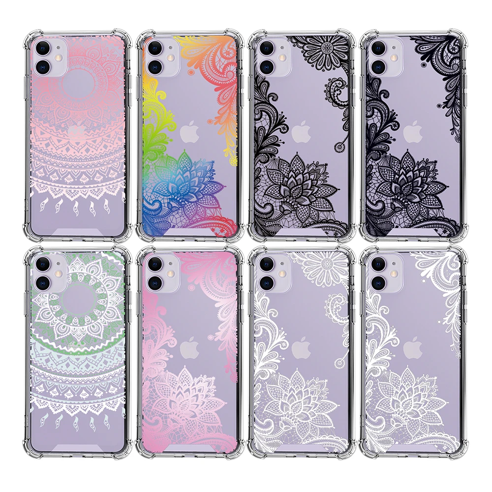 Shockproof sexy lace 2-in-1 Mobile Phone Case For iPhone 14 pro max