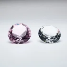 Wholesale Cheap Glass Diamond Paperweight Clear Decorative K9 Crystal Diamonds for Home Decoration