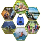 Solar Shower Bag, 5 gallons/portable 20l solar camping shower bag for Camping Beach Swimming Outdoor Traveling Hiking