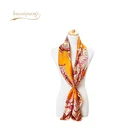 China Wholesale Design Silk Square Head Scarf Digital Print For Women
