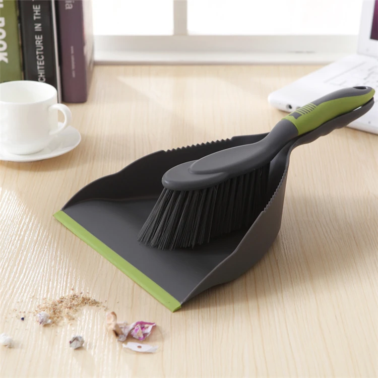 factory wholesale dust cleaning plastic mini dust pan with brush