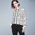 summer new design 2019 small crowd light mature tops loose shirts with long sleeves