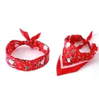 Hot sales custom print cotton seamless unisex bandana ,wholesale colorful bandana