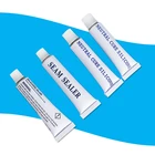 Clear transparent silicone gel adhesive 7 gram small tube re-packaging