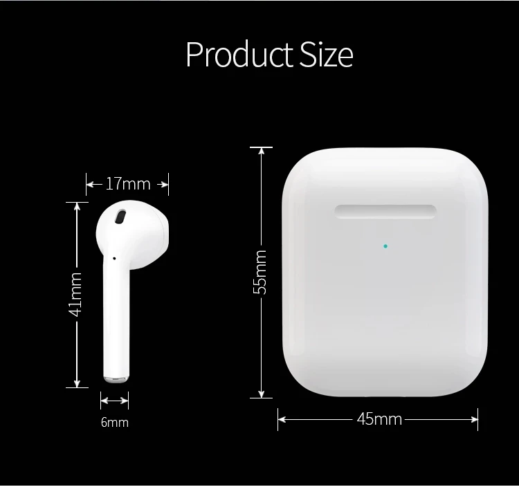 More Sport Wireless Charging Tws I80 Earphones 5.0 Sensor I80S Tws Earbuds With Charging Box In Ear Used Mobile Phone I80 - ANKUX.COM