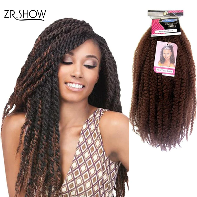 3packs Deal Crochet Hair Marley Braiding Hair Extensions 18