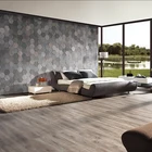 modern designed 3D wood wall panel handcraft composite composite wood wall board timber wall panel