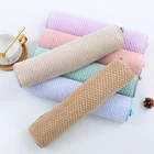 Velvet Beach Towel High-Density Coral Velvet Pineapple Grid Absorbent Bath Towel/Warp-Knitted Beach Towel