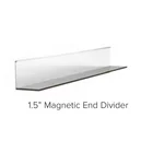 Supermarket Display Shelves Siffron 1.5" End Magnetic