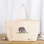 Logo Customized print cotton tote bags canvas