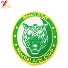 Heat Press Custom Big Badge Embroidery Patch,Iron On Patch Applique For Clothing
