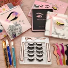 Eyelashes Manufacturer Eyelashes Wholesale Private Label Lashes 3d Magnetic Eyelashes With Eyeliner