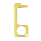 Metal logo Hand EDC Door Opener Portable No Touch Press Elevator Tool Door Handle Key