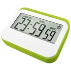 J&R Lab Clever Mini Digital Kitchen Refrigerator Timer Square LCD Refrigerator Tea Timer with Channel Magnet Vibration