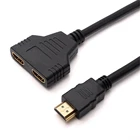 SIPU High Quality HDMI 1 Male to 2 Female Adapter hdmi Extension Cable 0.3M
