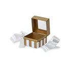 custom design pvc window gift paper chocolate packaging boxes